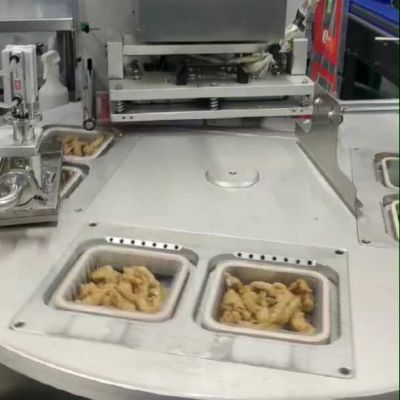 Sealerall Disc Rotary Modified Atmosphere Packaging Tray Sealer for Cooked Food