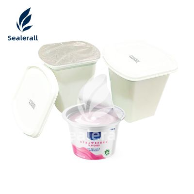 Sealerall Automatic Cup Dropping  Filling Sealing Capping Machine for Yogurt