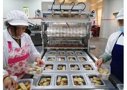 Automatic Tray Sealer for Pastry Sealing Production Line